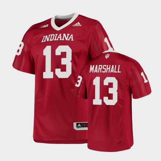 Men Indiana Hoosiers Miles Marshall College Football Crimson Game Jersey